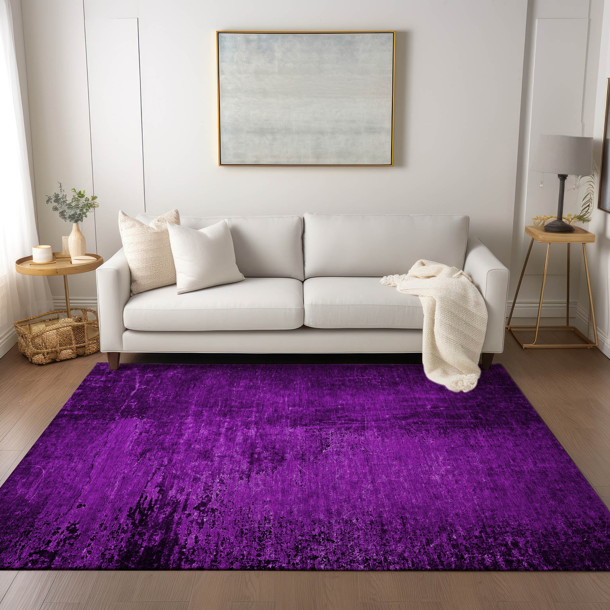 Chantille ACN554 Purple 3 x 5 Rug