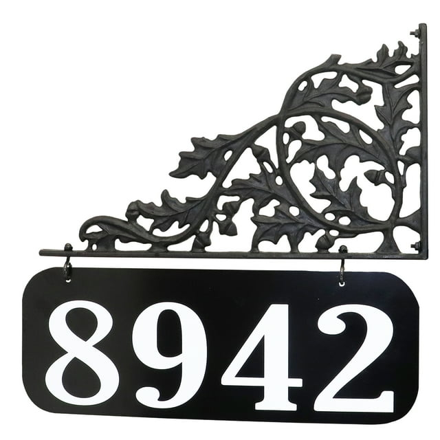 Address America  Oak Lamppost Sign - 6" x 16" Plaque