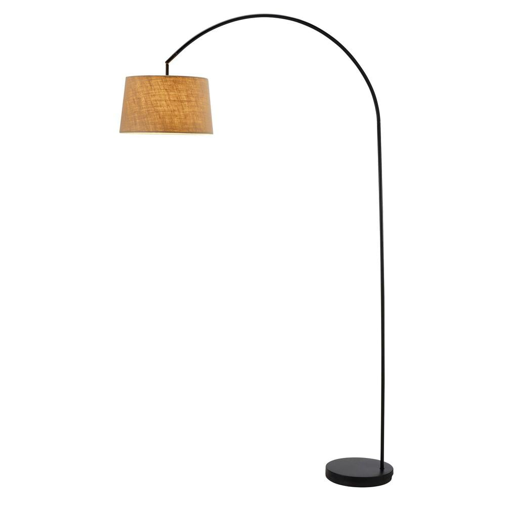 Adesso Goliath Arc Lamp, Matte Black