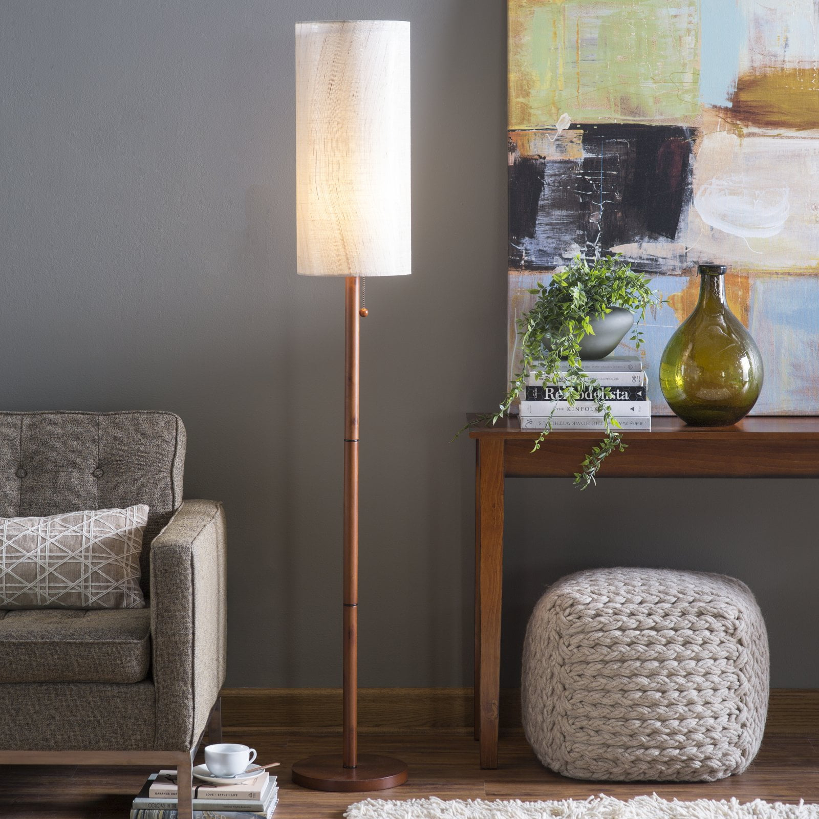 Moxie Wood Floor Lamp (65")