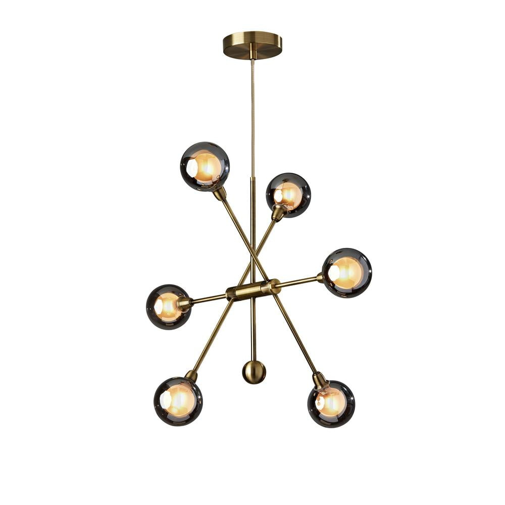 Adesso Starling LED 6 Light Chandelier