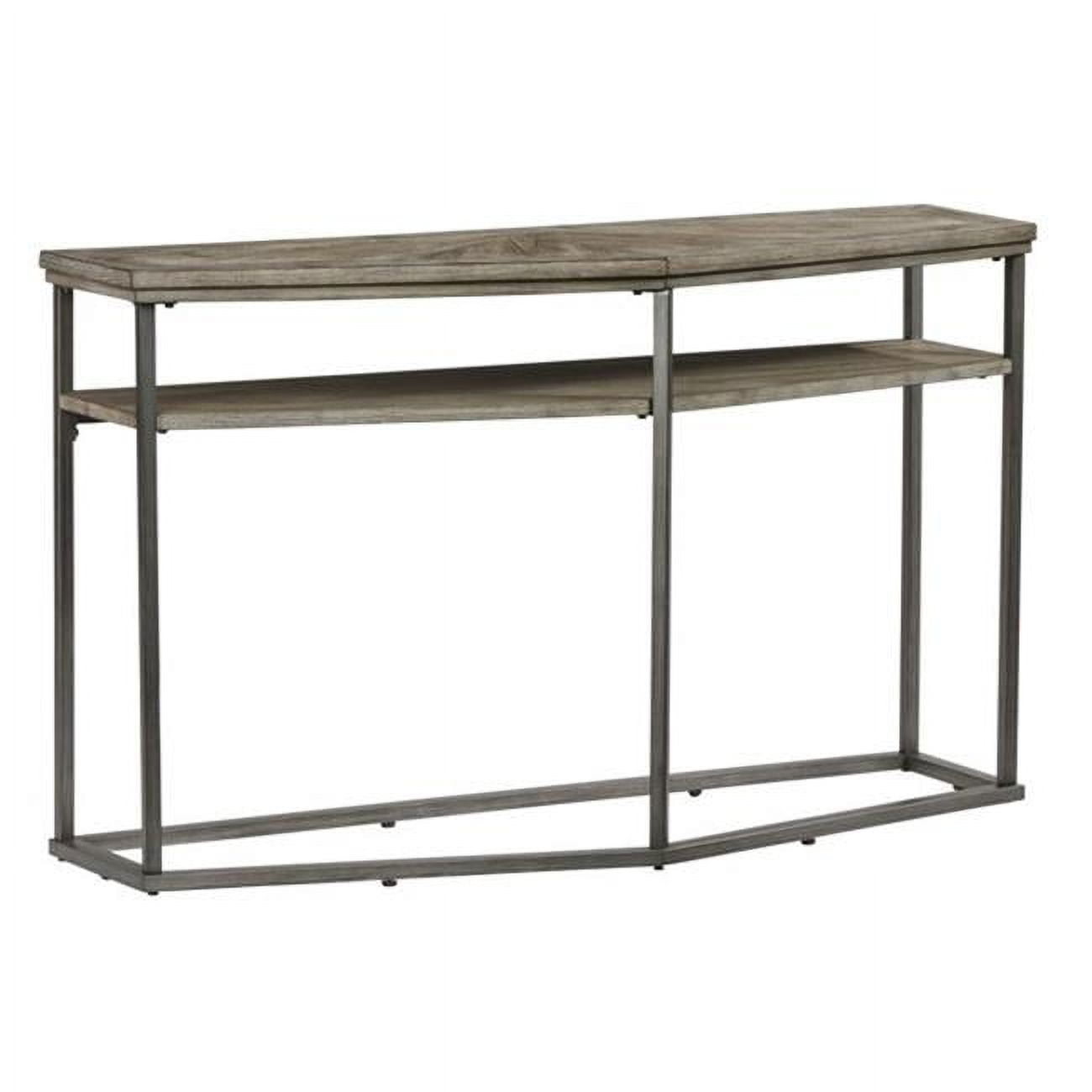 Progressive Furniture Adison Cove Wood Sofa/Console Table Ash Blonde Tan