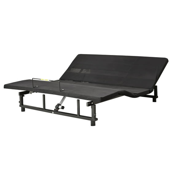 Donext Adjustable Bed Base, King Bed Frame, Independent Head and Foot Incline, Quiet Motor, Wireless Remote Control, Electric Bed Base, Black