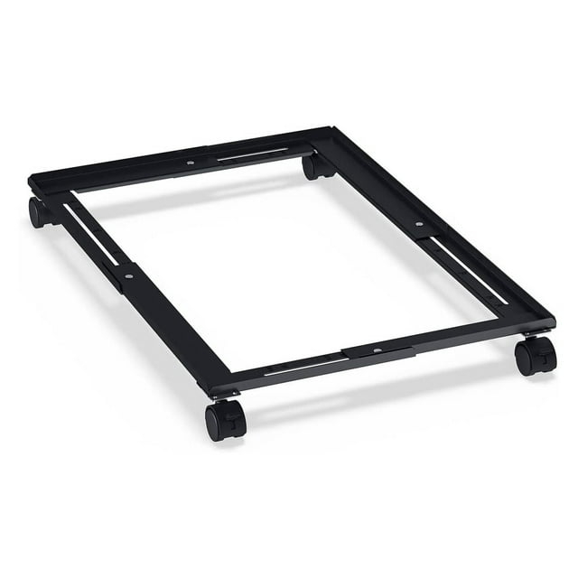 Adjustable Black Metal 4-Drawer Legal Size File Caddy