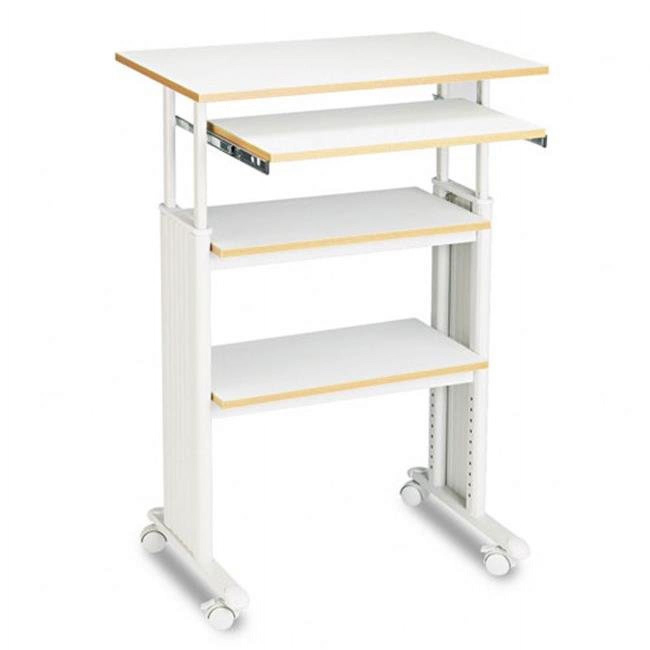 MUV Adjustable Stand-Up Workstation AV Cart