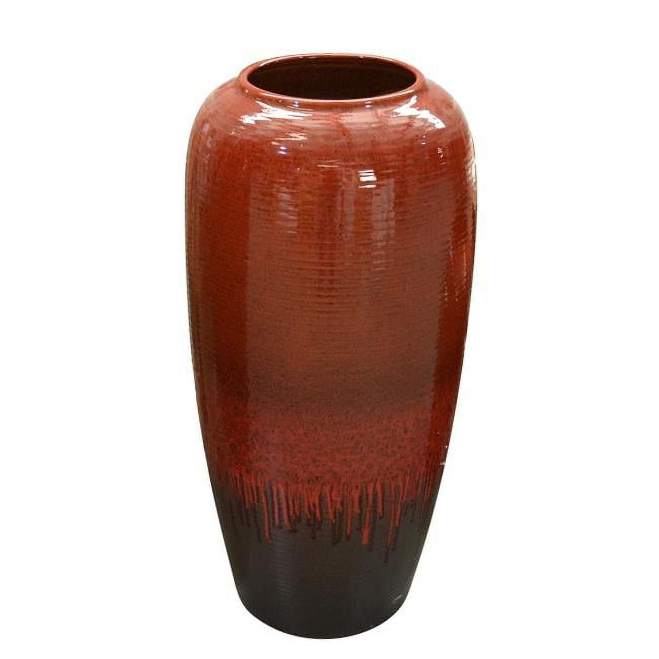 Adobe Medium Ceramic Vase - Red