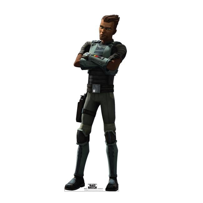 72 x 25 in. Saw Gerrera Cardboard Cutout, The Bad Batch