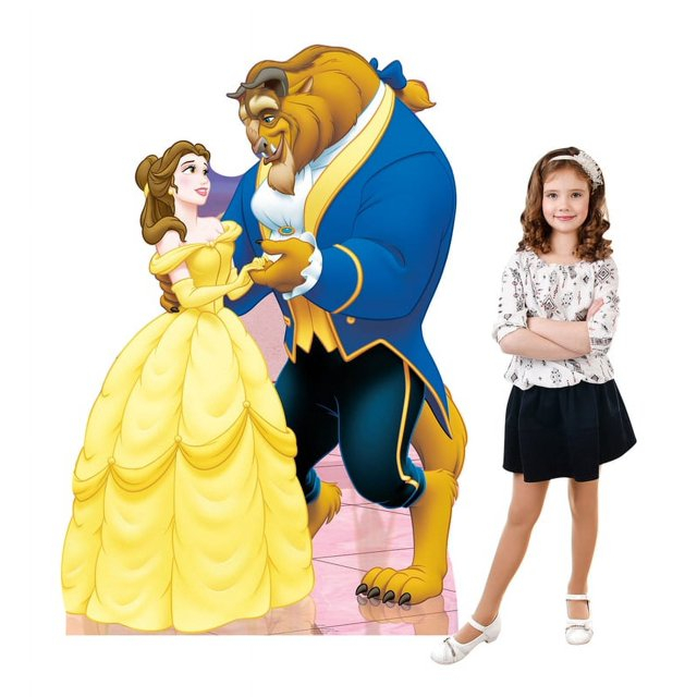 Advanced Graphics Beauty and the Beast - Belle and the Beast Life-Size Cardboard Stand-Up