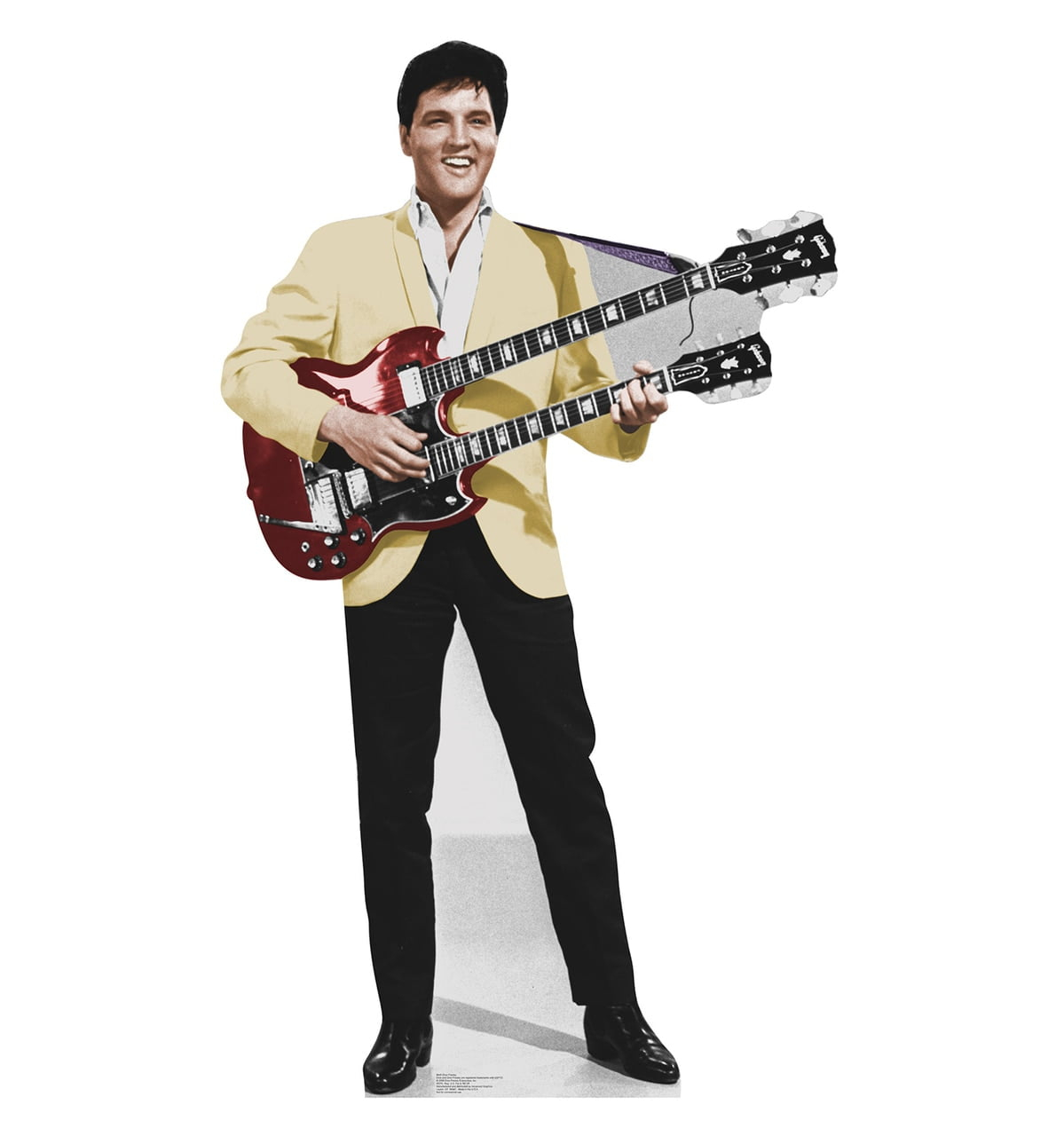 Advanced Graphics Lifesize Wall Decor Cardboard Standup Poster Elvis Yellow Jacket