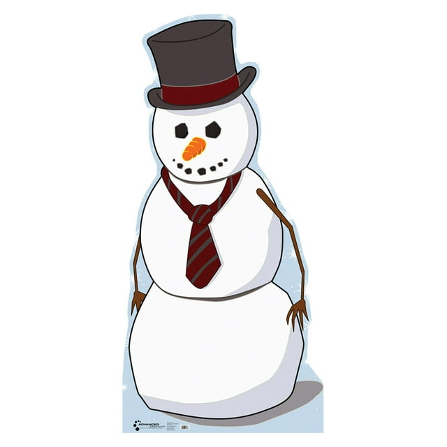 Advanced Graphics Snowman Life-Size Cardboard Stand-Up