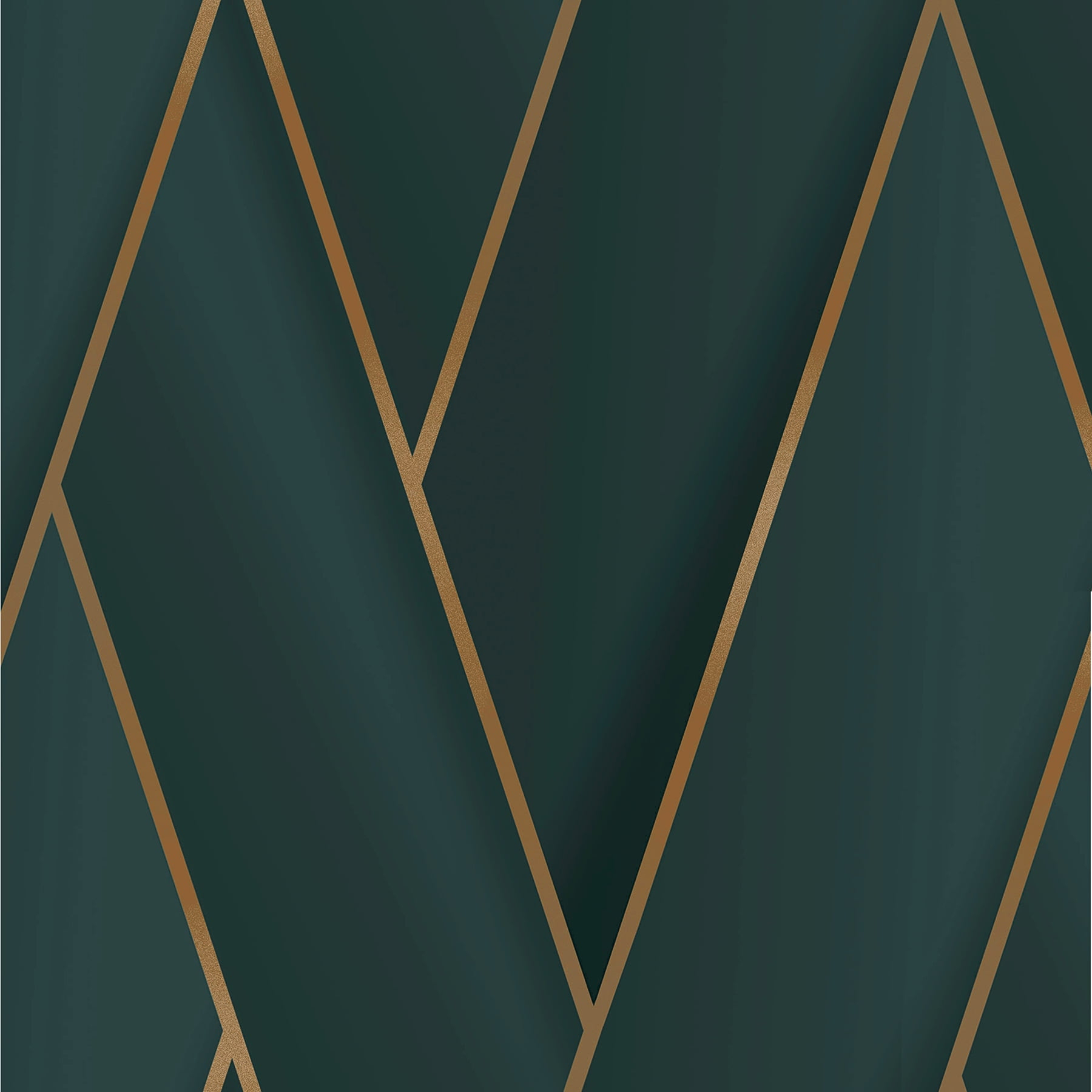 Advantage Blue, Manfred Teal Modern Herringbone Wallpaper
