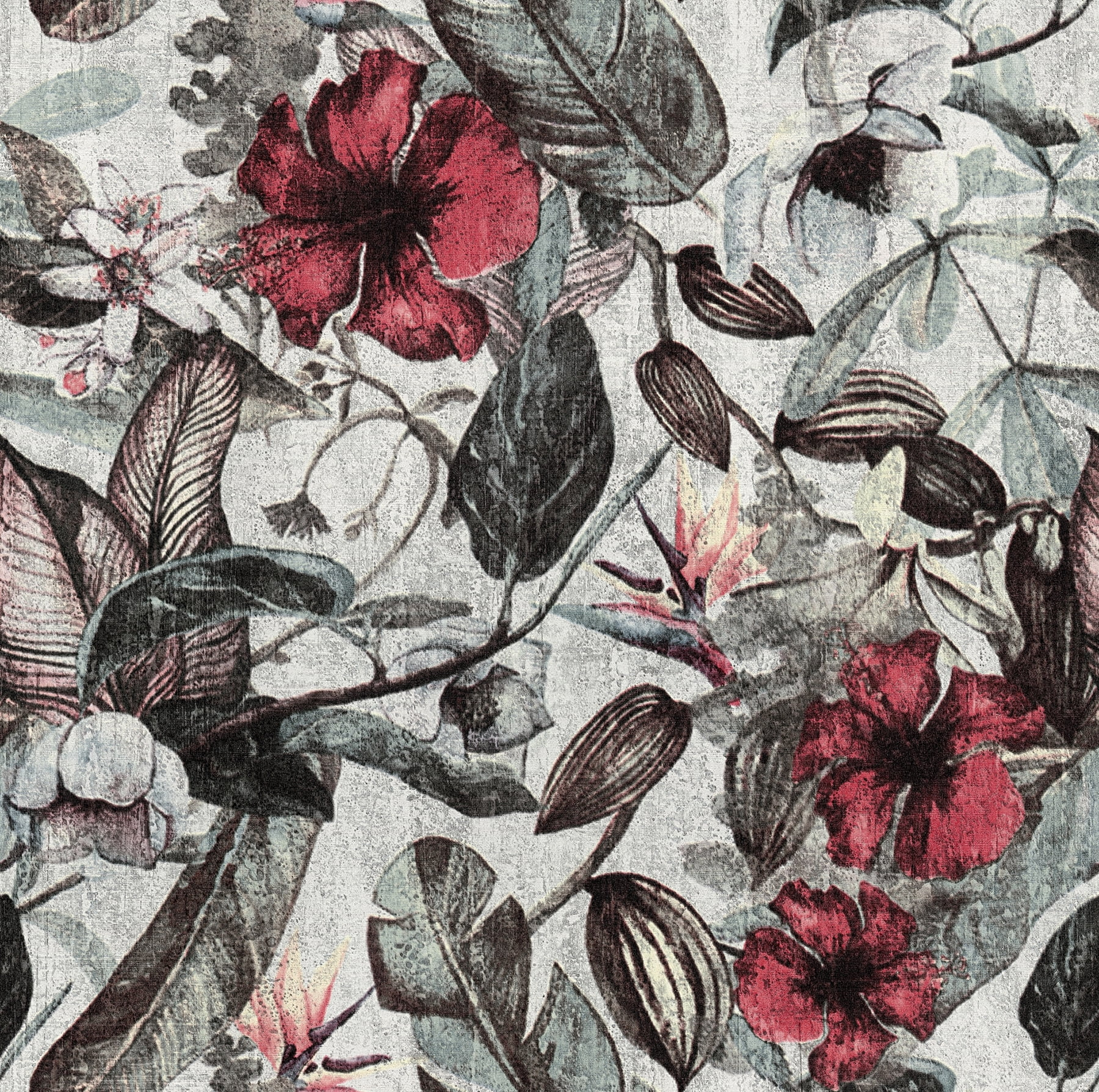 Advantage Kailano Green Botanical Wallpaper