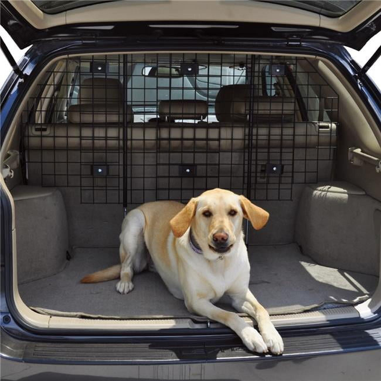 Advantek Adjustable Car Pet Barrier, Black