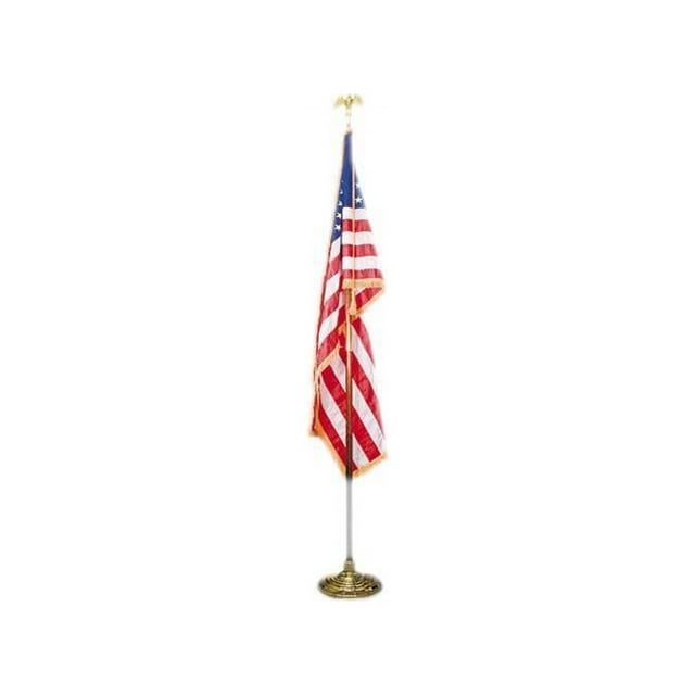 Advantus Corp. Double Sided Nylon Independence Day Flag Set