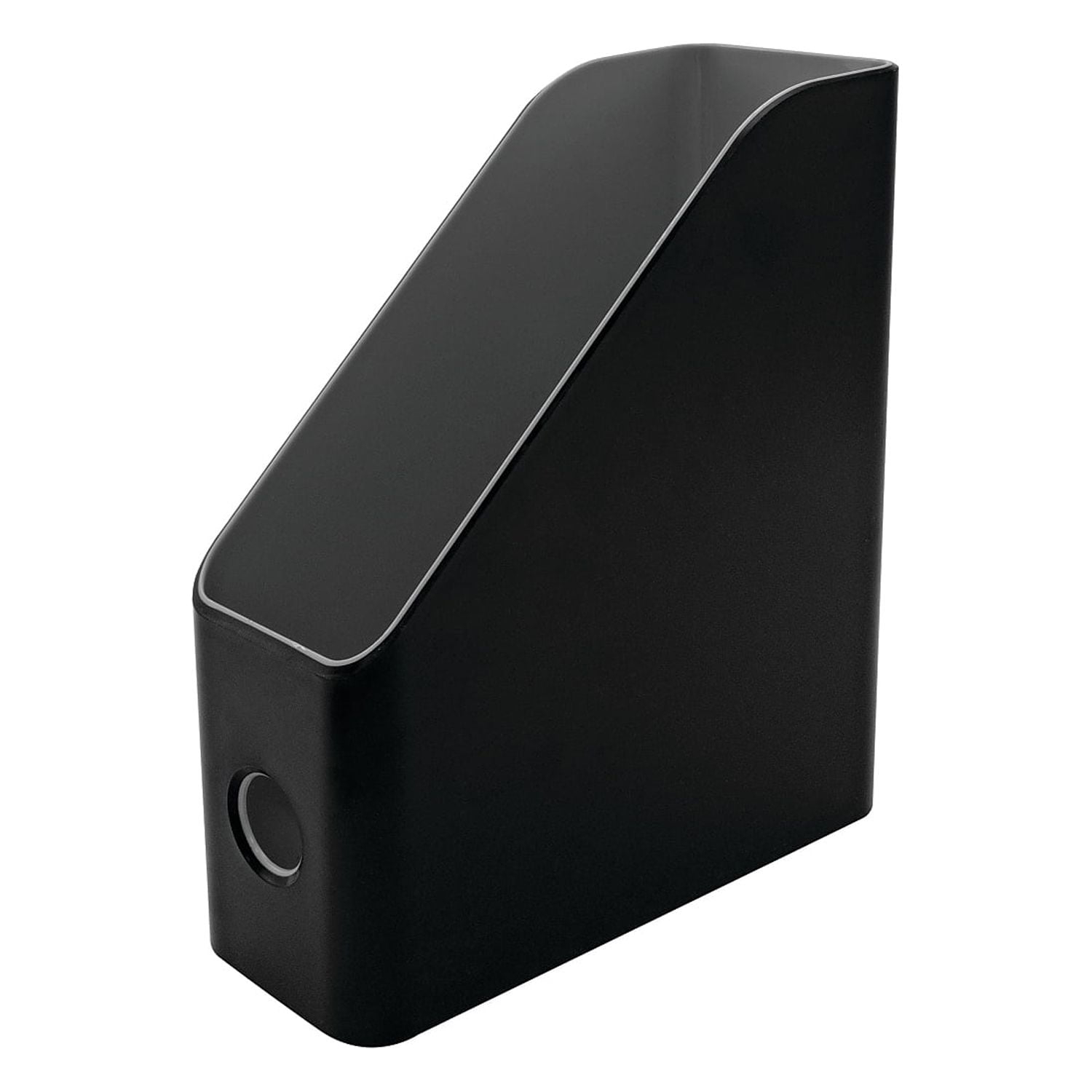 Advantus Fusion Magazine File, 3.5 x 9.5 x 12, Black/Gray 37677