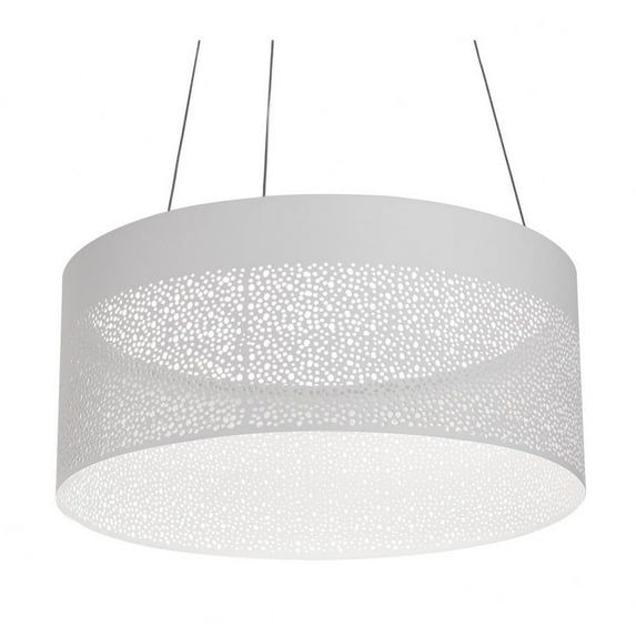Afx Ashp2032l30d1 Ash 1 Light 20" Wide Led Pendant - White