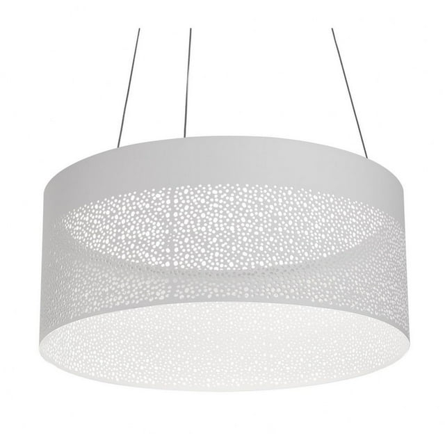 Afx Ashp2032l30d1 Ash 1 Light 20" Wide Led Pendant - White