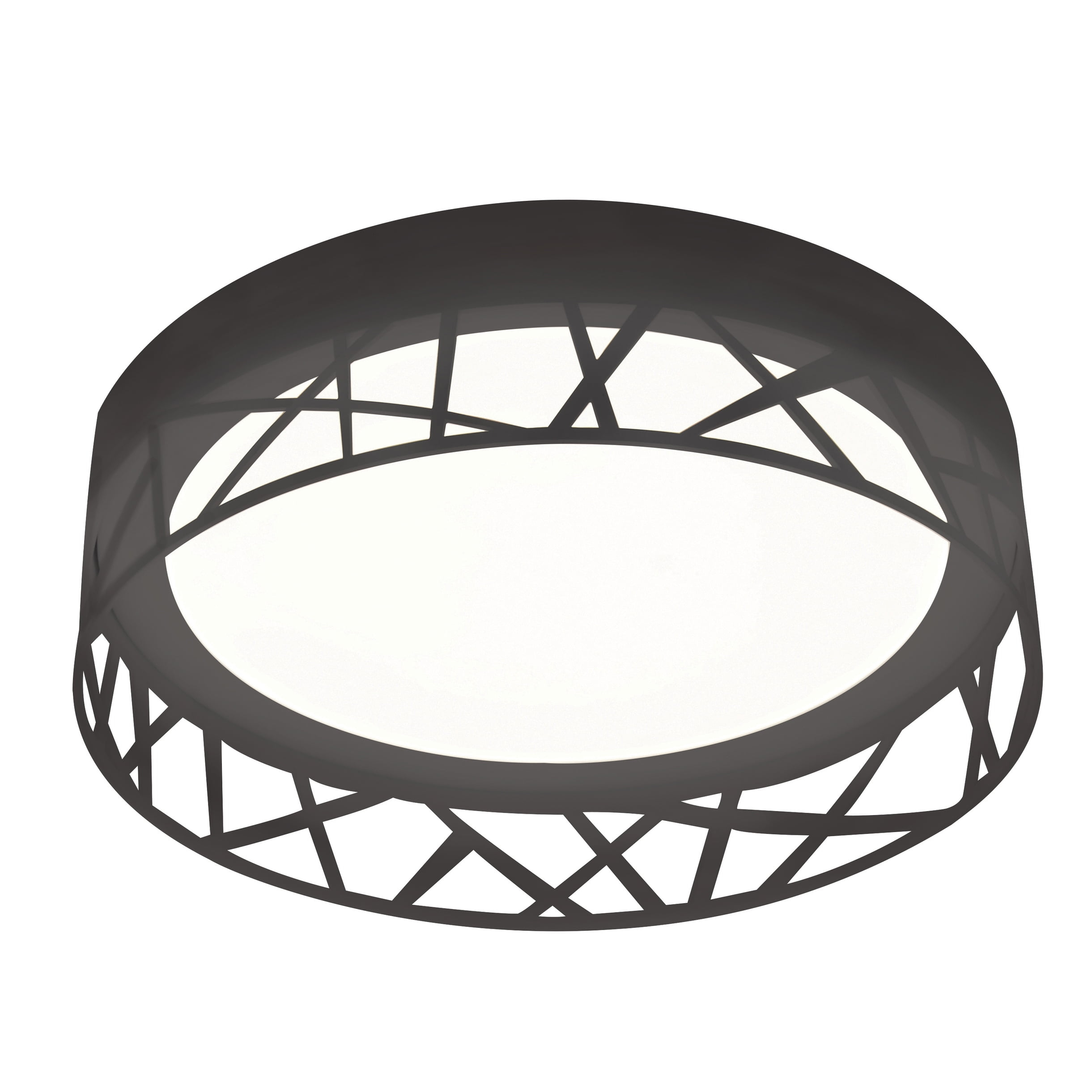 AFX Boon 16-inch LED Flush Mount Black 120-277V