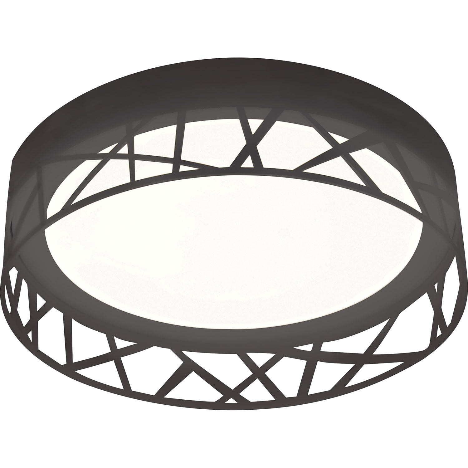 AFX Boon 16-inch LED Flush Mount Black 120-277V