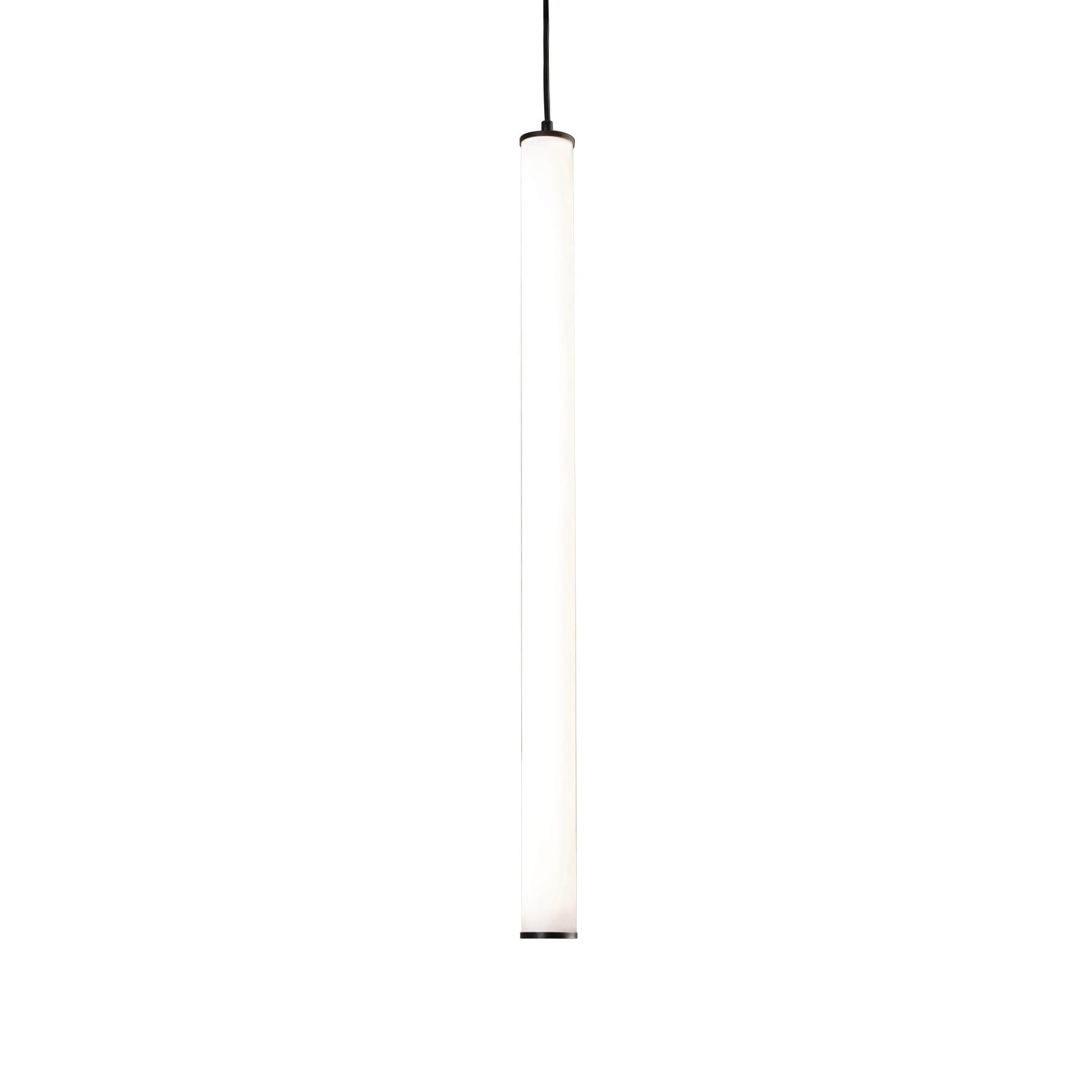 AFX Caden 36-inch LED Pendant with White Acrylic Black N/A N/A