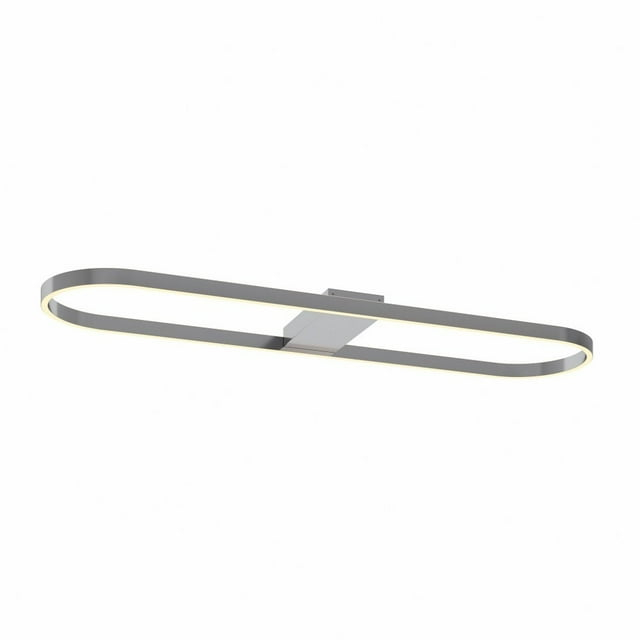 AFX Glo 1 - Light Semi-Flush Mount in  Satin Nickel