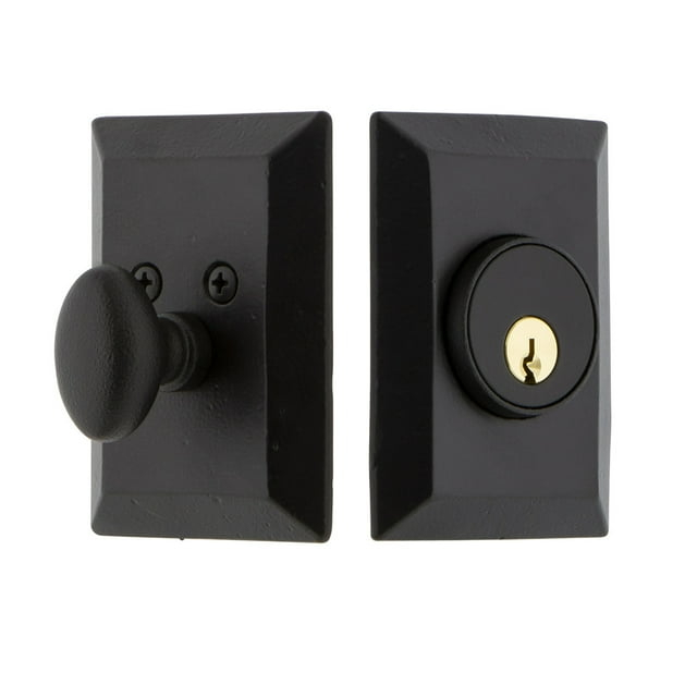 Ageless Iron Single Cylinder Deadbolt