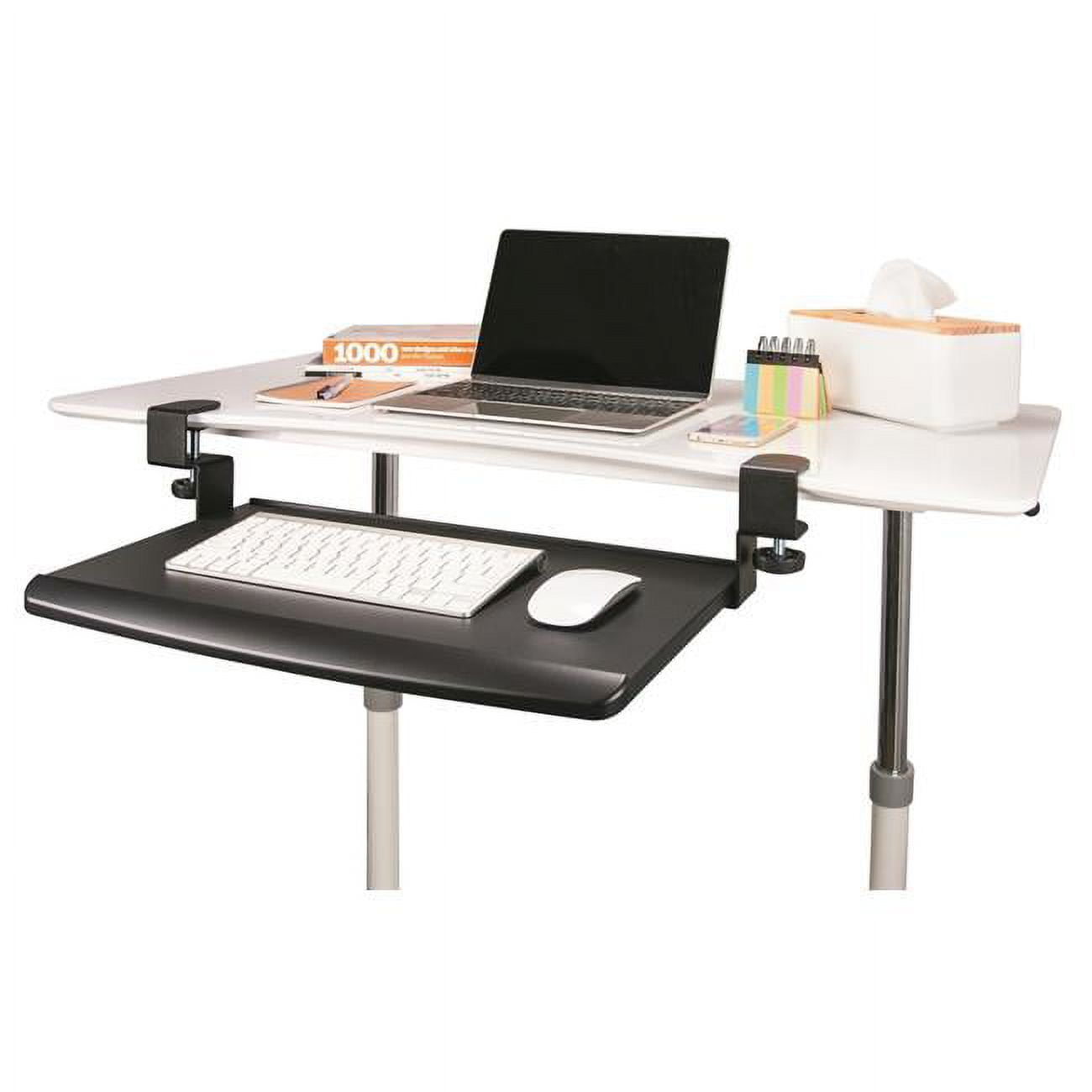 Aidata KB-1050 14 in. Standard Desk-Clamp Keyboard Tray