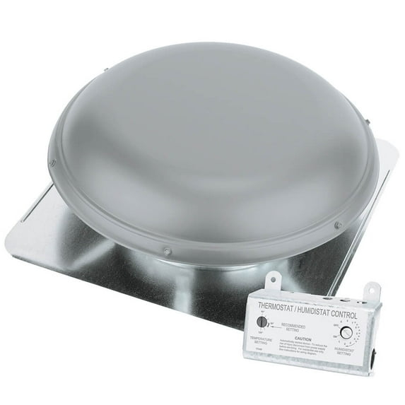 Air Vent Roof Mount Attic Vent with Humidistat/Thermostat