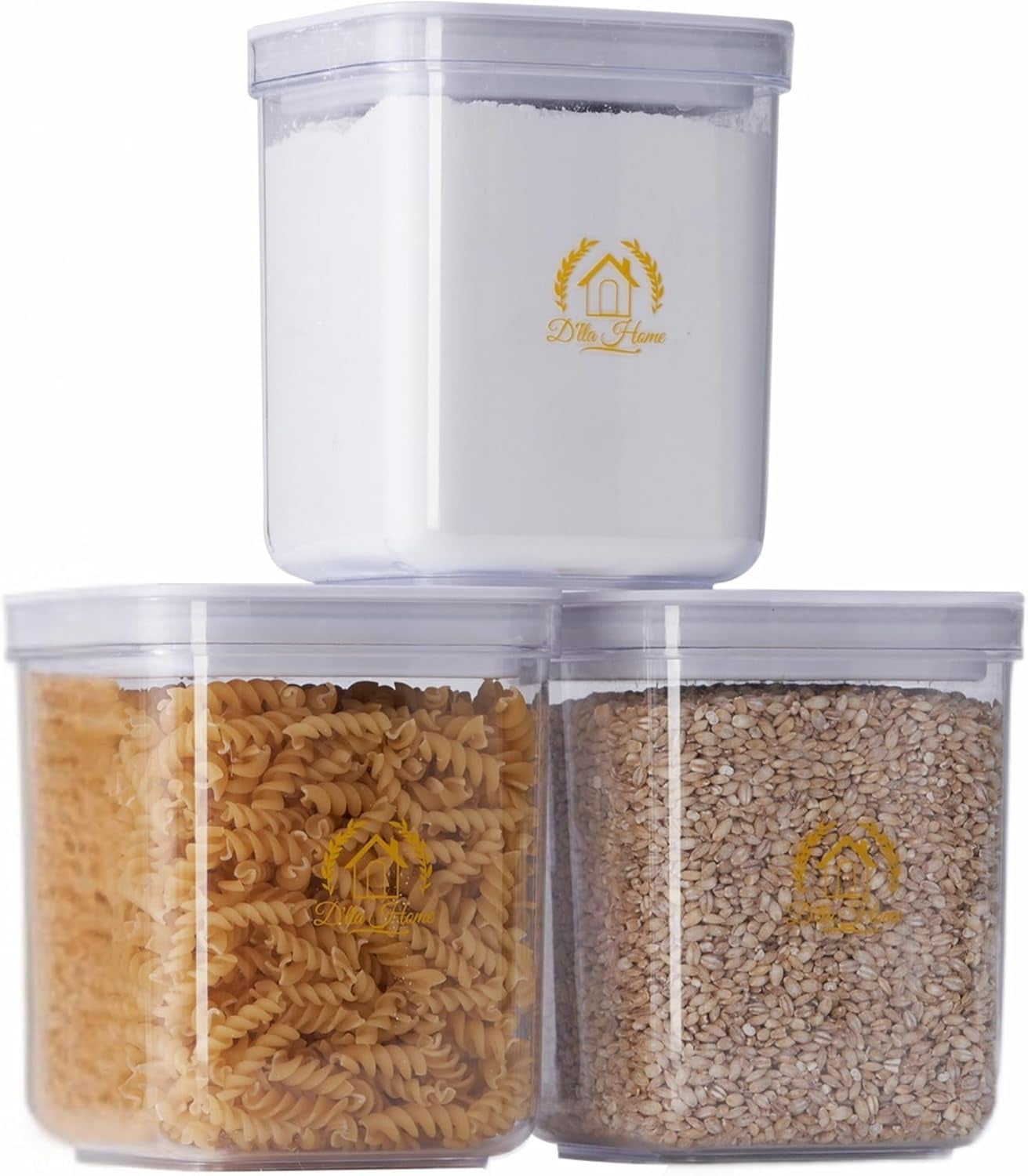 Airtight Food Storage Containers 3 set Sealed Food Storage Containers With Lids Kitchen Dry Goods Leak Proof Storage Containers Air Tight Pantry Storage Containers Canisters Sets