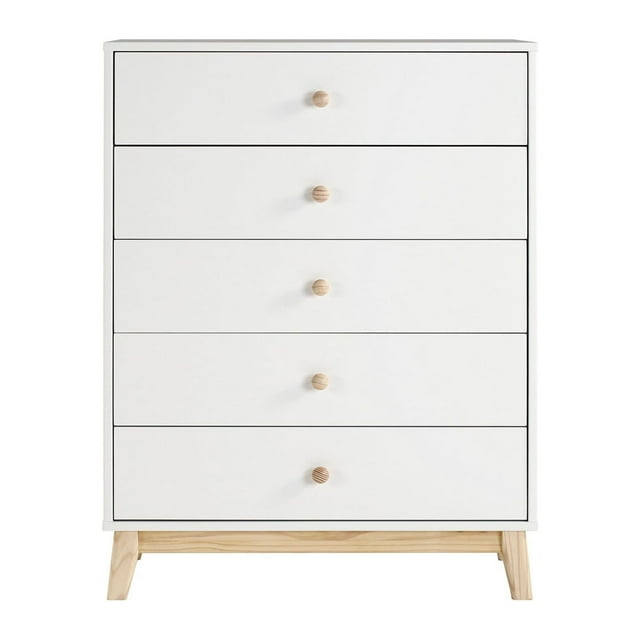 Alaterre Furniture MOD 35" W 5-Drawer Chest, White