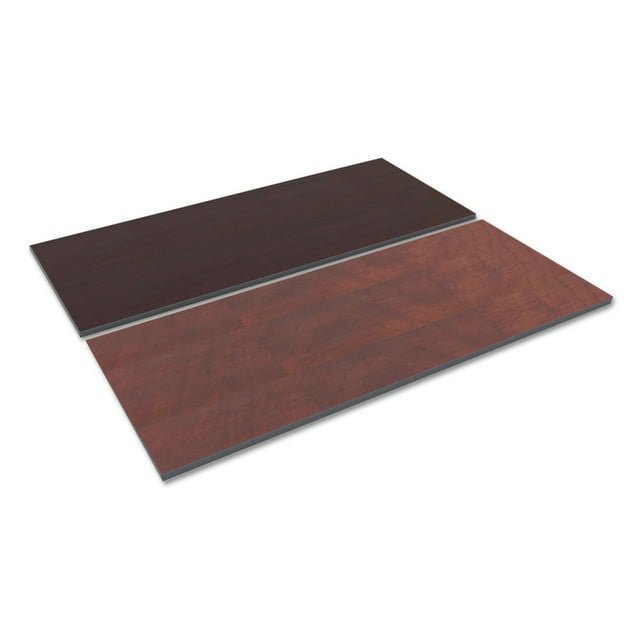 Alera Reversible Laminate Table Top Rectangular 71 1/2 x 29 1/2 Med Cherry/Mahogany TT7230CM