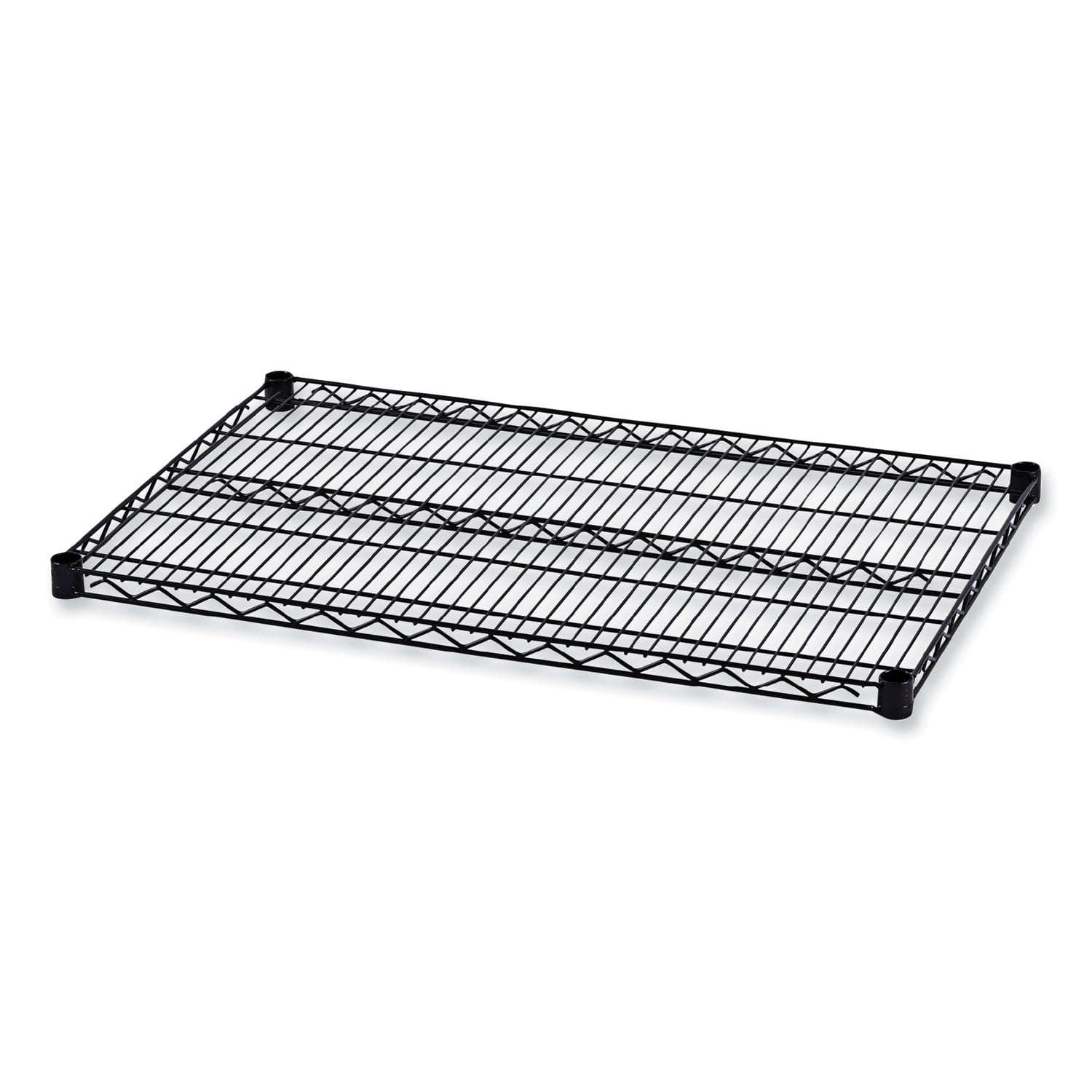 Two-Shelve 36" W x 24" D Wire Shelving Extra Shelves in Black