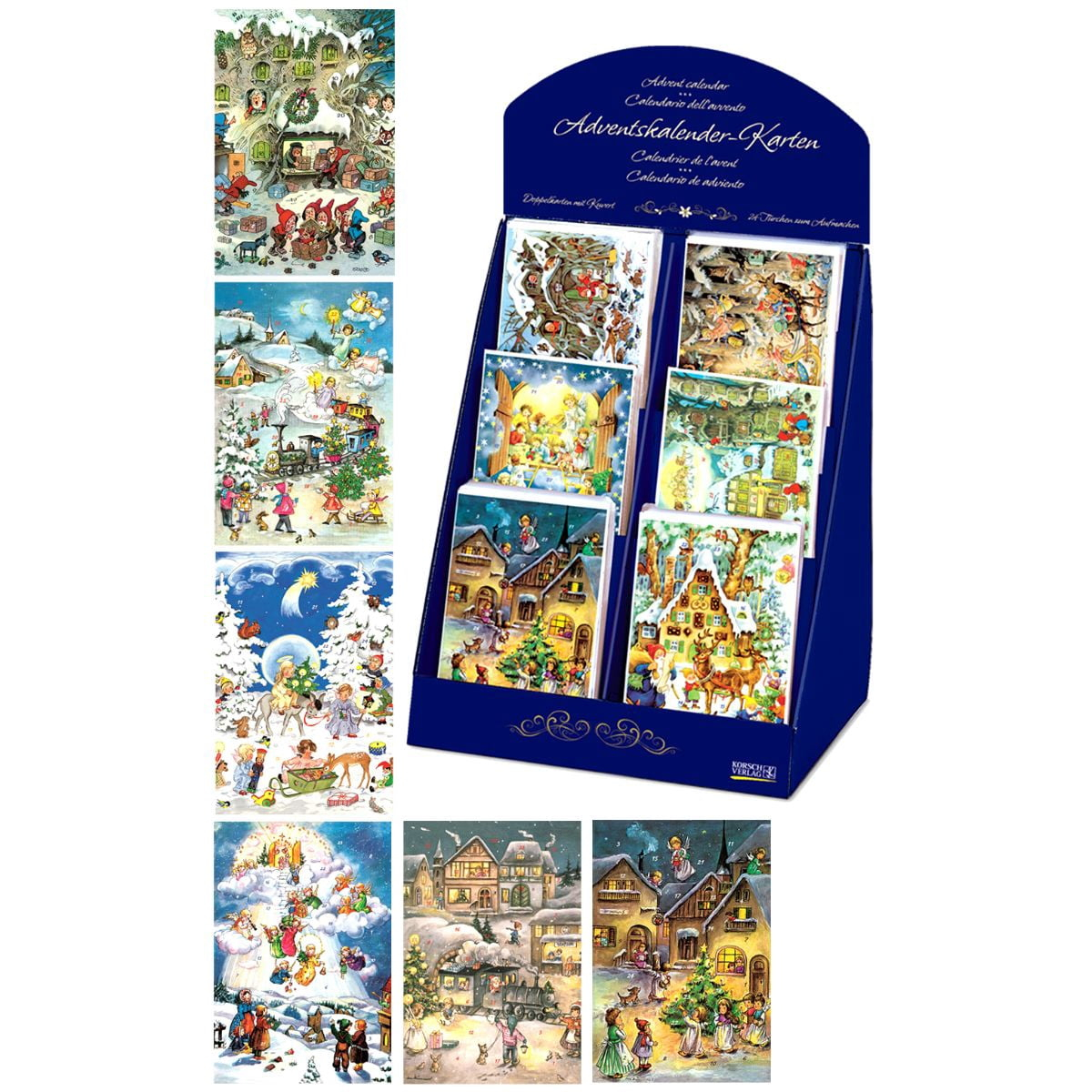 Alexander Taron Assorted Advent Cards (Set of 60)