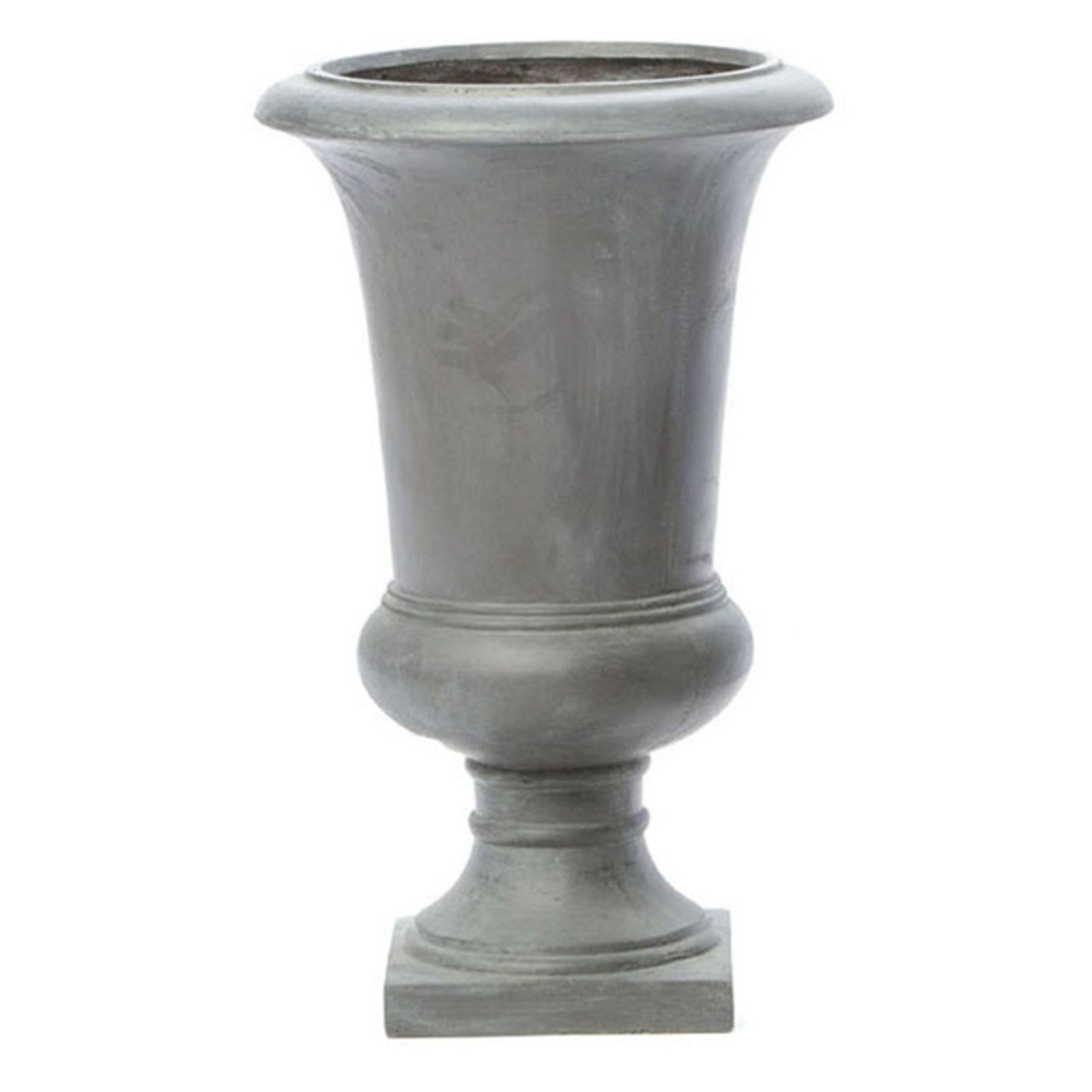 Alfresco Home Jovina Fiberstone Small Urn Planter in Antique Dark Bronze