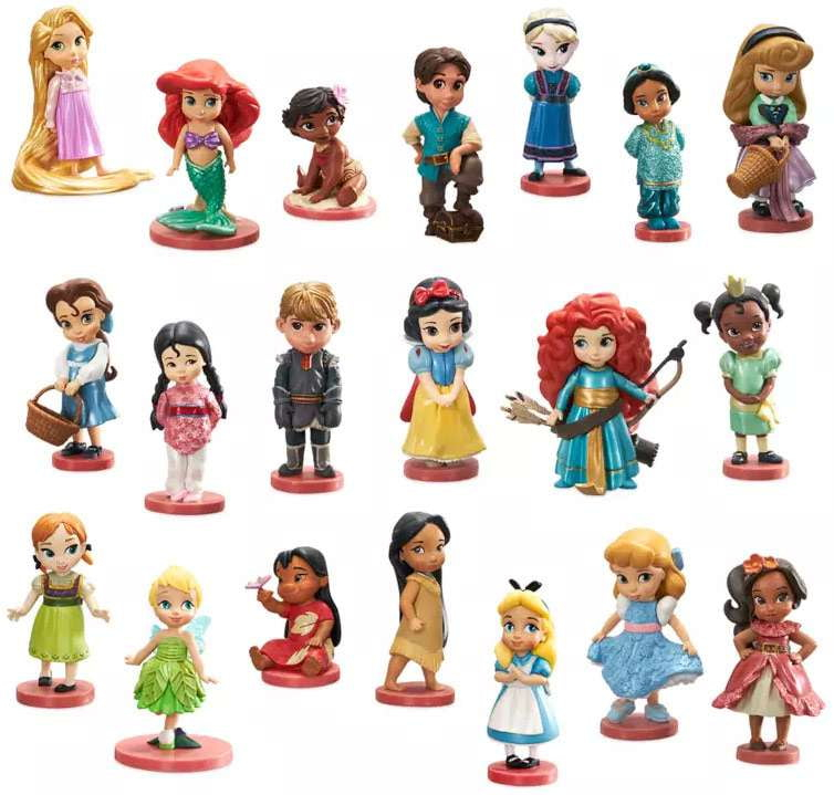 Disney 2022 Animators Collection 20-Piece PVC Mega Figurine Playset