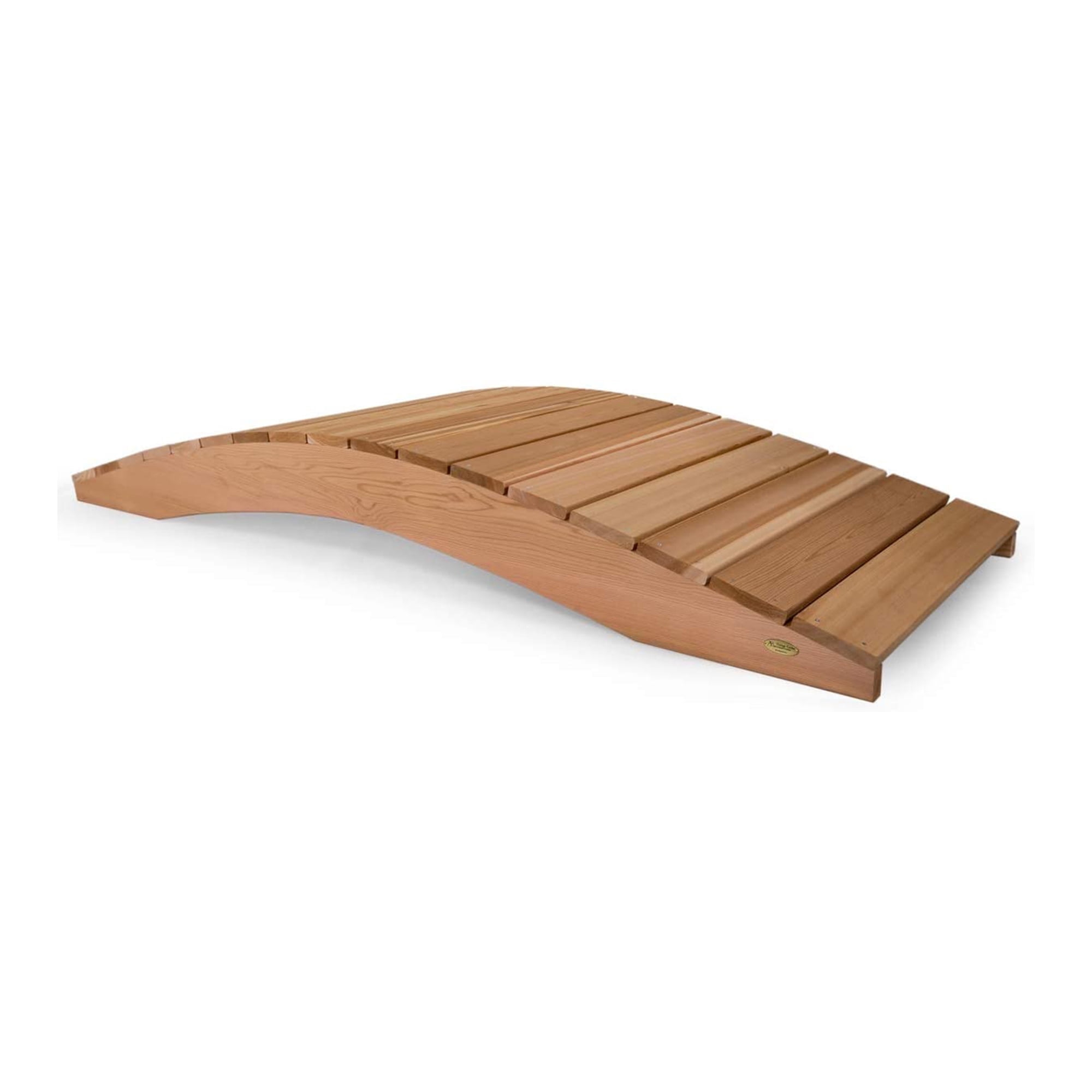 All Things Cedar FB96 8ft Cedar Garden Outdoor Durable Bridge -  94L x 35W x 12H