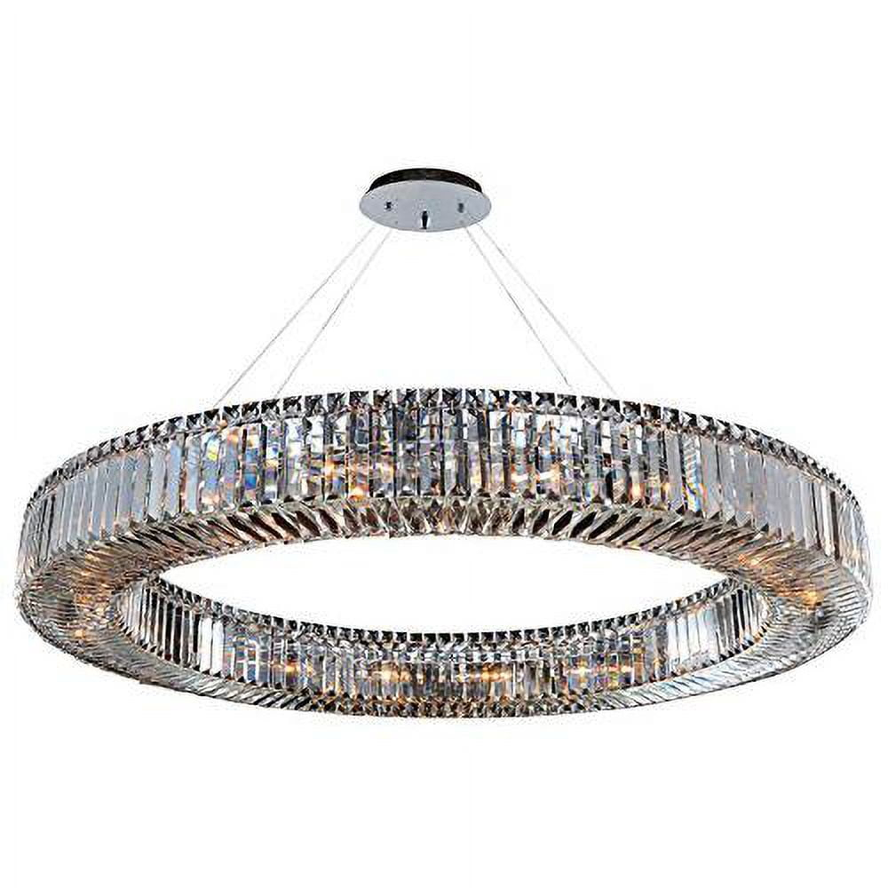 Allegri by Kalco Lighting Rondelle 18 - Light Dimmable Wagon Wheel Chandelier