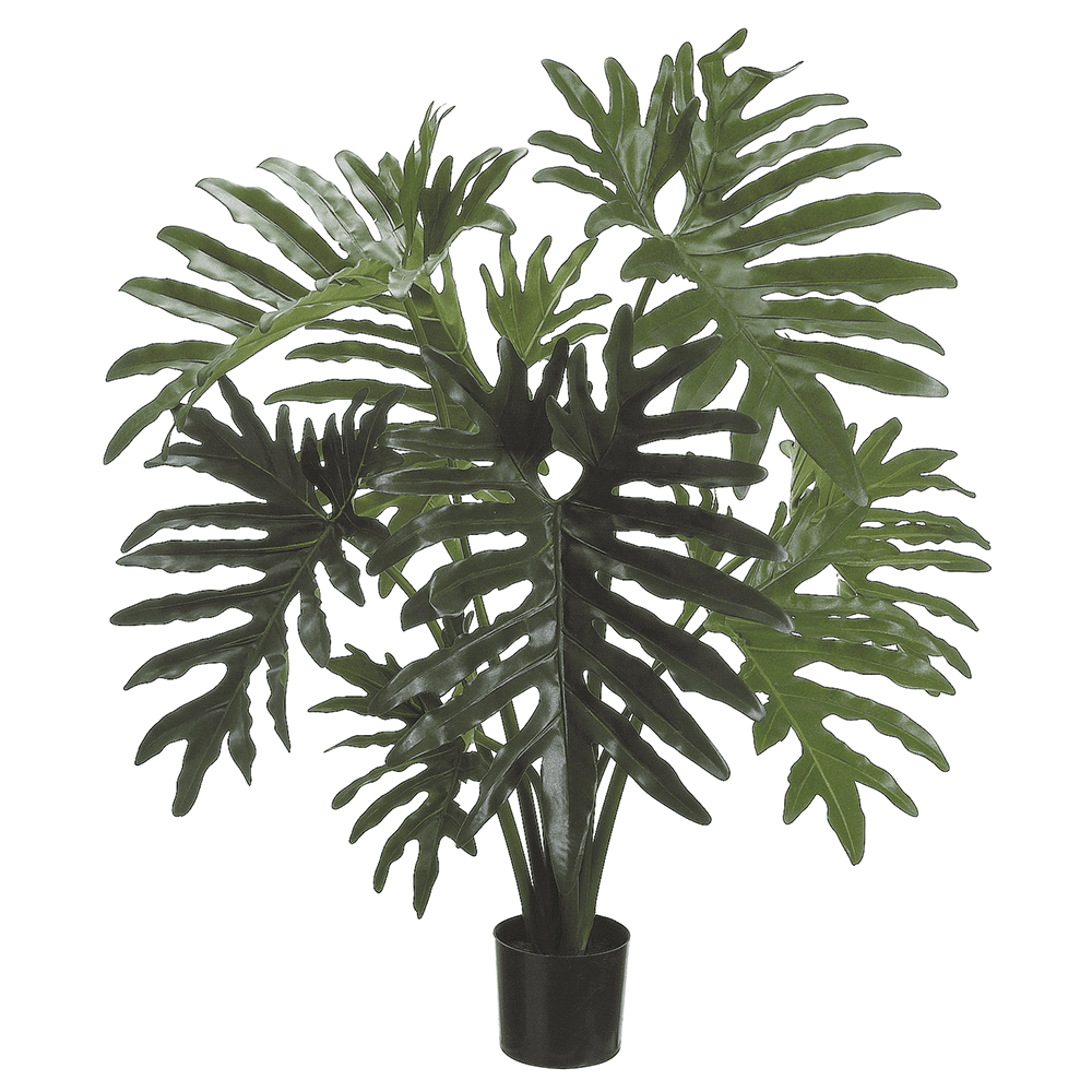 Allstate Artificial Selloum Philodendron Leaf Potted Plant - 31"