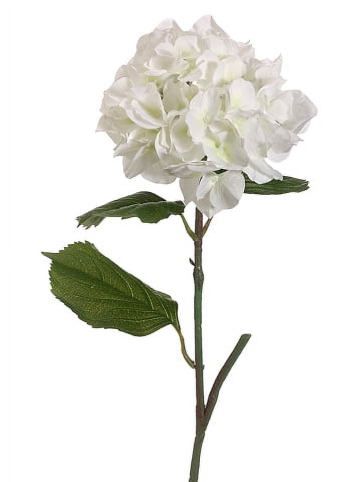 Allstate Pack of 12 Cream Colored Hydrangea Flower Artificial Floral Craft Sprays 23"