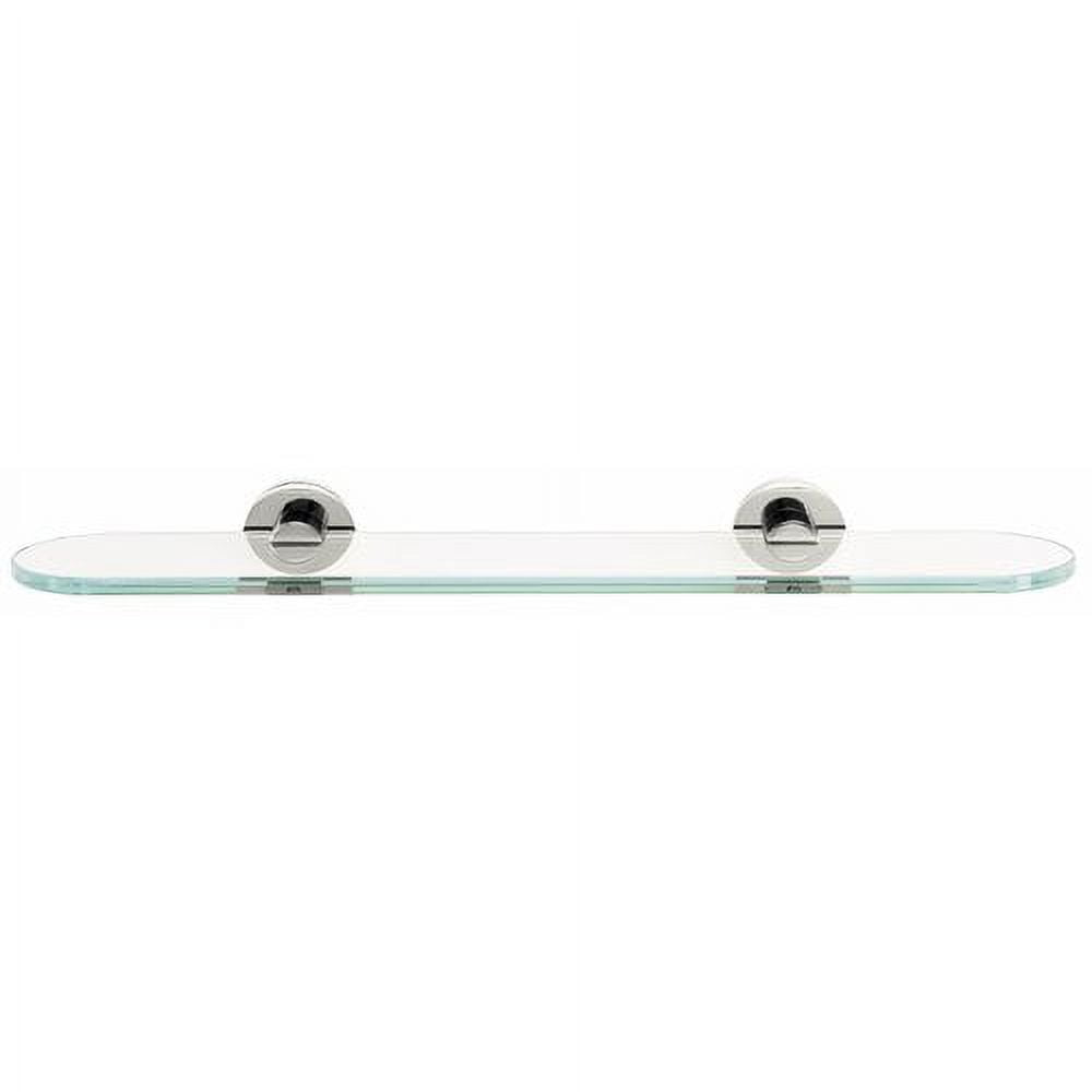 Contemporary I Oval Bracket Shelf with Adjustable Shelves