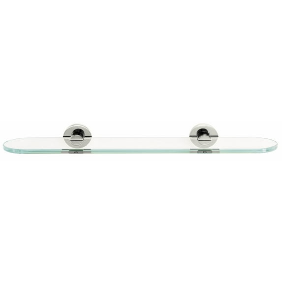 Contemporary I Oval Bracket Shelf with Adjustable Shelves
