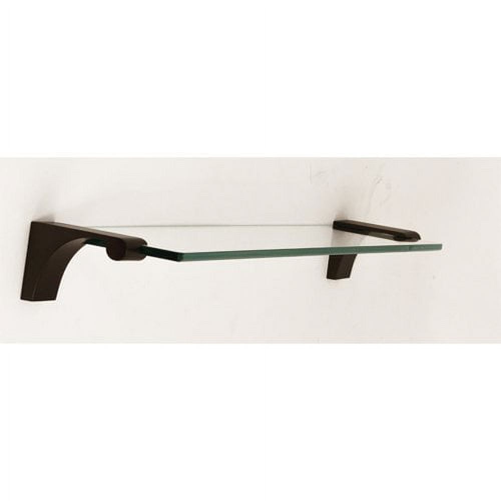 Alno A6850-24 Luna 24" Wide Glass Shelf - Bronze