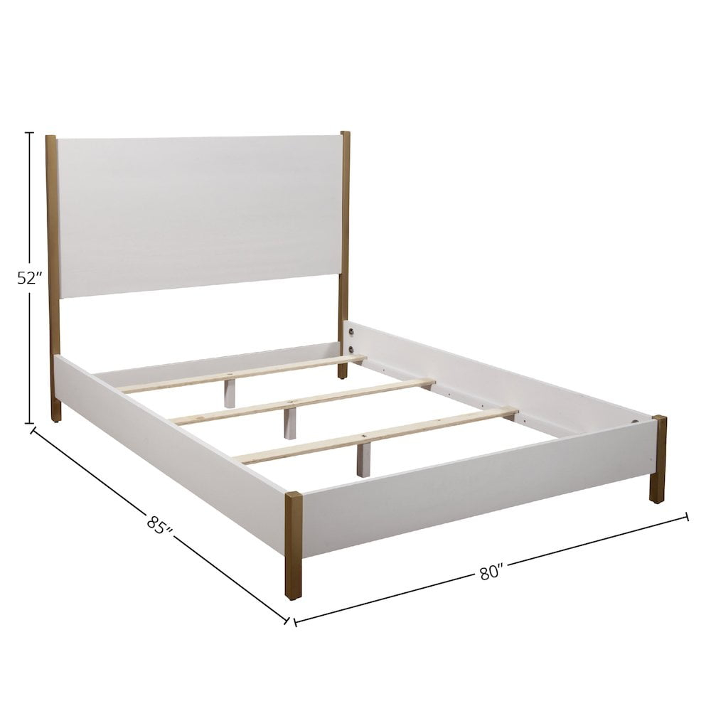 Alpine Furniture Madelyn Standard King Panel Bed