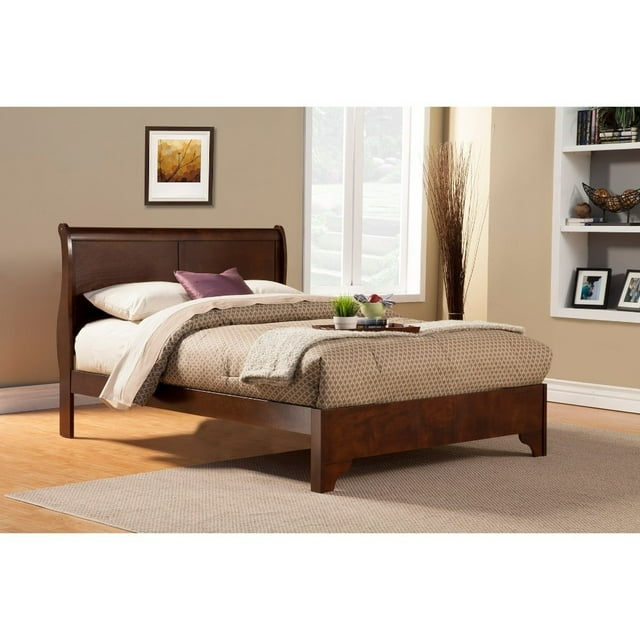 Alpine Furniture West Haven Sleigh Bed, Full