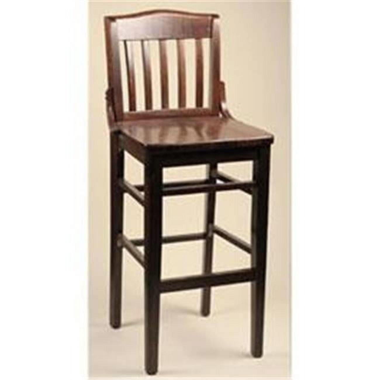 Alston Quality 3641-30-BLK Schoolhouse Bar Stool 30 in. H Frame
