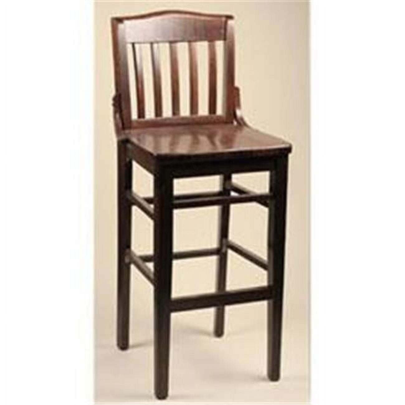 Alston Quality 3641-30-BLK Schoolhouse Bar Stool 30 in. H Frame