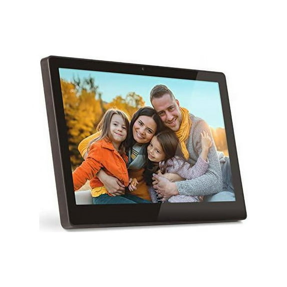 Aluratek 11.6" WiFi Digital Photo Frame with Live Video Chat, Touchscreen, 16GB Built-in Memory (AFT11F), Black