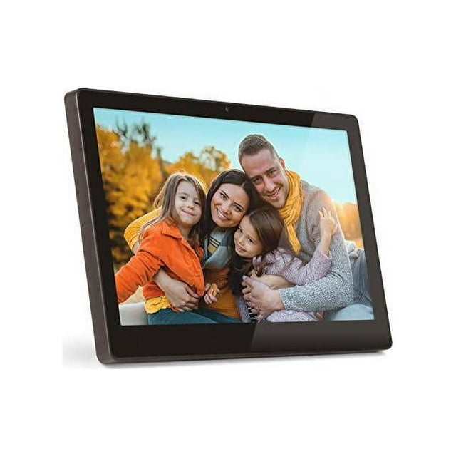 Aluratek 11.6" WiFi Digital Photo Frame with Live Video Chat, Touchscreen, 16GB Built-in Memory (AFT11F), Black