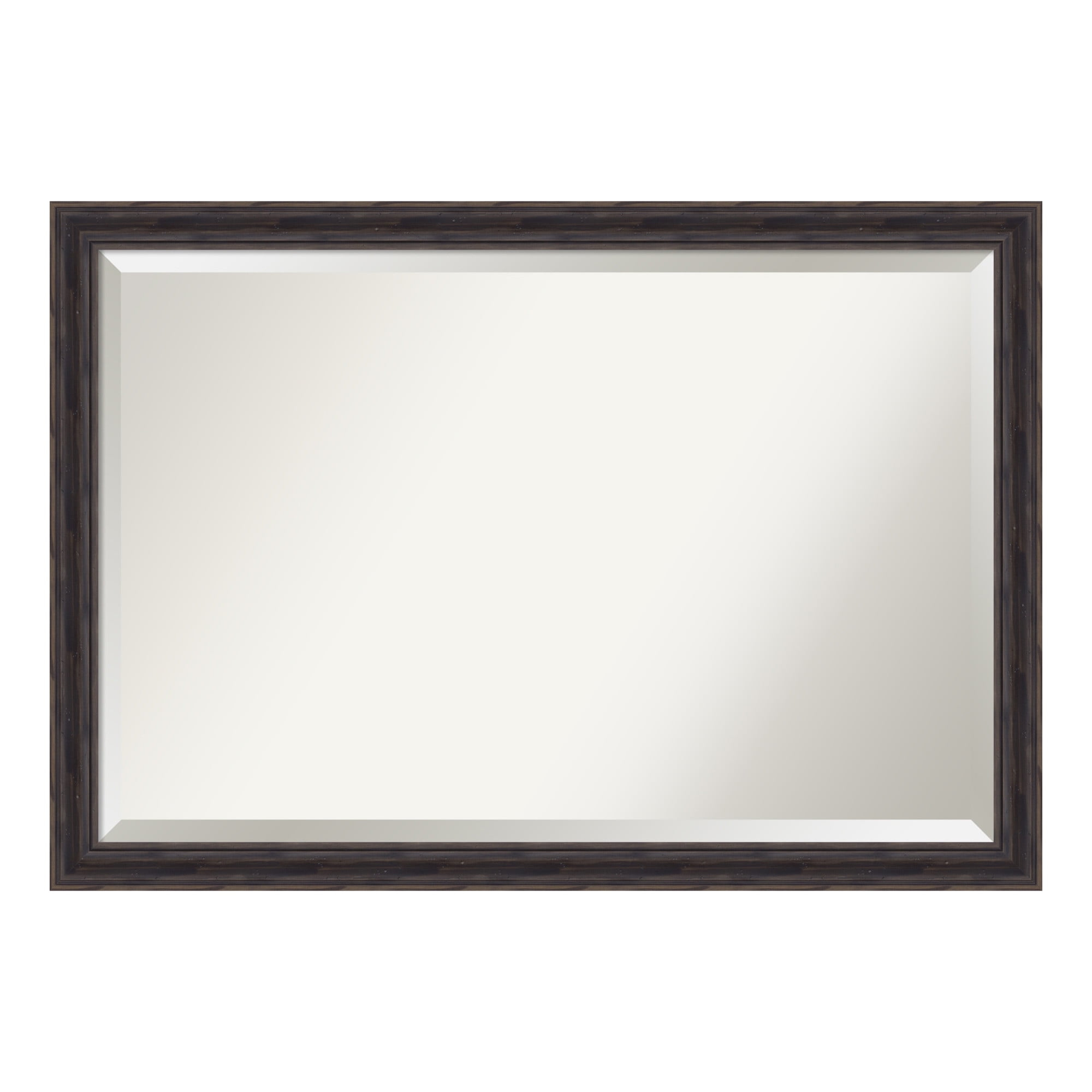 Amanti Art Bathroom Mirror Extra Large, Narrow Rustic Pine 39 x 27-inch - 27.38 x 39.38 x 0.751 inches deep