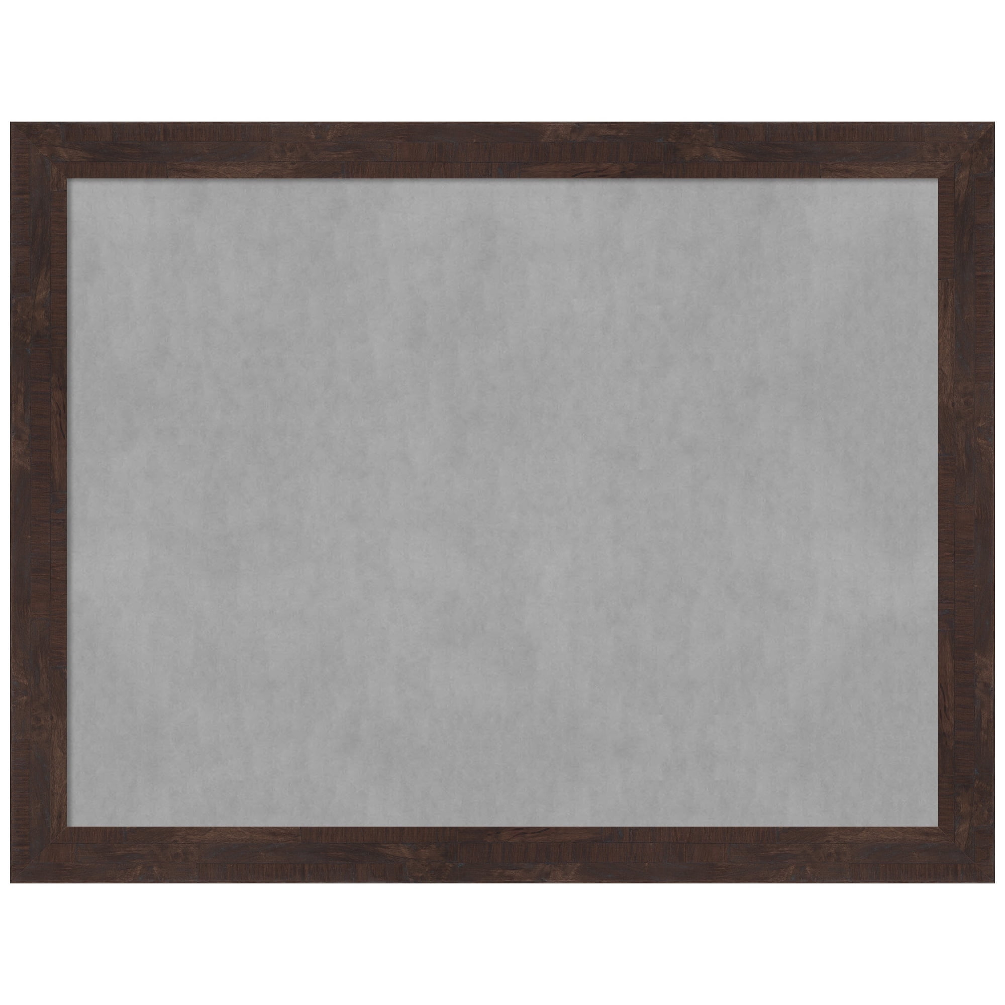 Amanti Art Fresco Dark Walnut Framed Magnetic Board 27 x 21 in.